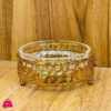 Golden Iron Glass Ashtray