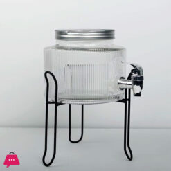 High Quality Glass Dispenser Beverages Container - 2.5 Liter