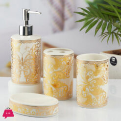 Luxury Ceramic Bathroom Accessories Set 4 Pcs