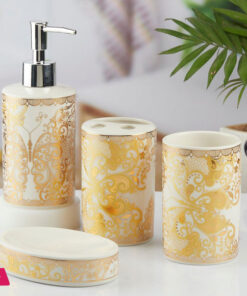 Luxury Ceramic Bathroom Accessories Set 4 Pcs