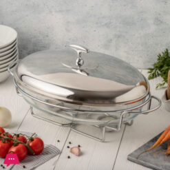 Priminox Oval Food Warmer Dish 3.2 Liter