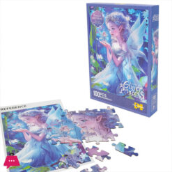 Princess Cindy Belle Glitter Jigsaw Puzzle – 100 Pcs
