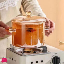 Pyrex Glass Bowl High Borosilicate Glass Cookware Amber Glass - 2.0Ltr