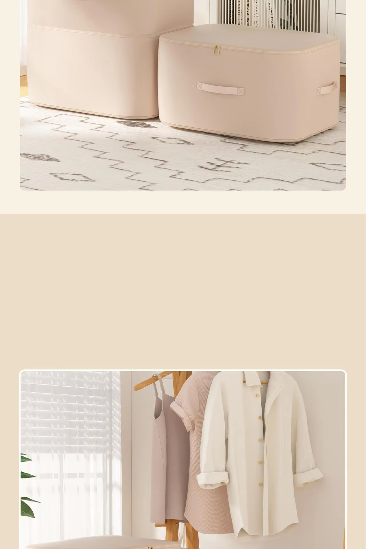 Self-Compressing Storage Bag Portable Organizer For Clothes Blankets 19 Self-Compressing Storage Bag Portable Organizer For Clothes Blankets