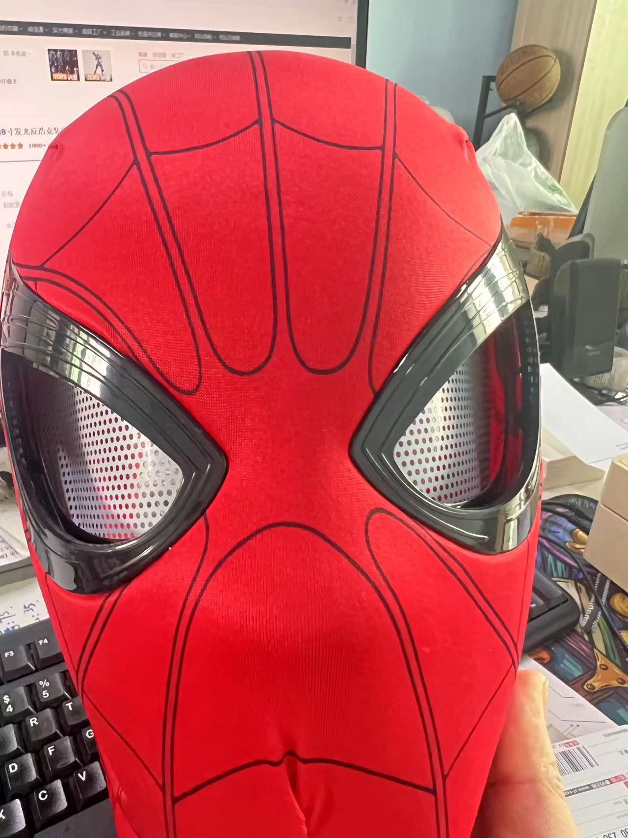 Spiderman Mask Ring Control Spiderman Mask With Wink Eyes