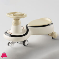 SWING CAR RIDE on SWIVEL SCOOTER WIGGLE GYRO TWIST CAR GO KIDS RIDE-ON CAR