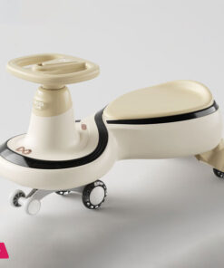 SWING CAR RIDE on SWIVEL SCOOTER WIGGLE GYRO TWIST CAR GO KIDS RIDE-ON CAR