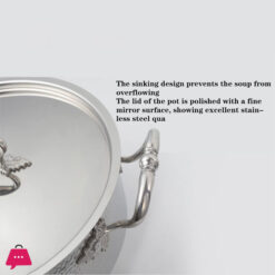 Tri-Ply Casserole With Lid Hand-Hammered Textured – 28Cm 17 Tri-Ply Casserole With Lid Hand-Hammered Textured – 28Cm