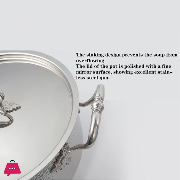 Tri-Ply Casserole With Lid Hand-Hammered Textured – 28Cm 10 Tri-Ply Casserole With Lid Hand-Hammered Textured – 28Cm - Image 8