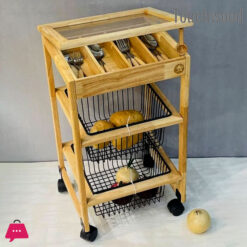 Touch Wood Square Multi-Purpose Rack 2-Steps & 3 Steps