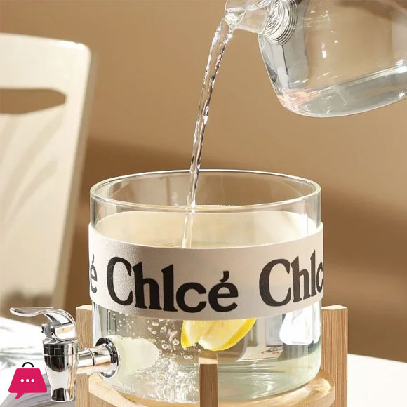 Transparent Beverage Juice Dispenser Kettle With Tap Capacity 2.3 Liter 5 Transparent Beverage Juice Dispenser Kettle With Tap Capacity 2.3 Liter - Image 3