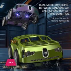 2 In1 Rc Drone Mini Car &Amp; With Lights