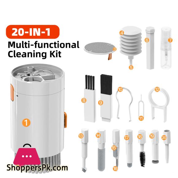 20 In 1 Cleaning Kit For Computer Keyboard Headphone Keycap Puller Cleaner Kit For Camera Laptop Mobil Phone Cleaning Tool 3 20 In 1 Cleaning Kit For Computer Keyboard Headphone Keycap Puller Cleaner Kit For Camera Laptop Mobil Phone Cleaning Tool