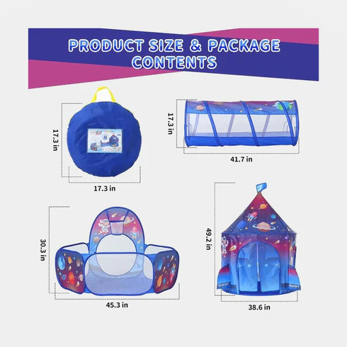 3 In 1 Space Castle Tent House 8 3 In 1 Space Castle Tent House