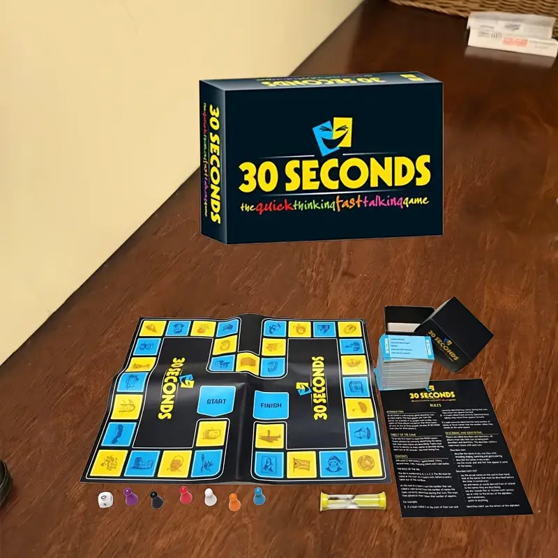 30 Seconds Board Game Birthday Gift And Family Game