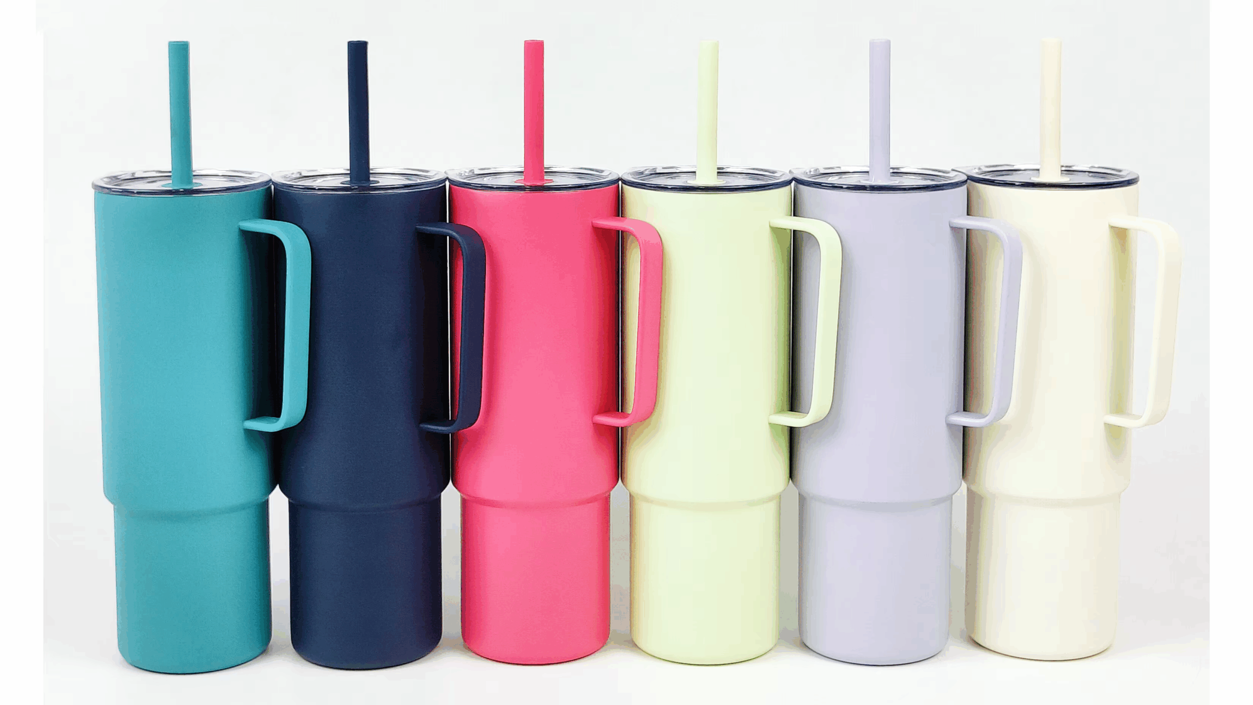 32Oz Sippy Straw Tumbler Stainless Steel Insulated Straw Cup