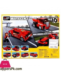 Architect Multificence Sports Cars Building Decool blocks 10 IN 1 Set 31017 217pcs
