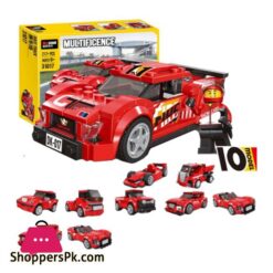 Architect Multificence Sports Cars Building Decool Blocks 10 In 1 Set 31017 217Pcs