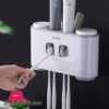 Automatic Toothpaste Dispenser Bathroom Accessories Set Toothbrush Holder Set