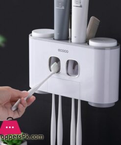 Automatic Toothpaste Dispenser Bathroom Accessories Set Toothbrush Holder Set