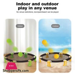 Catapult Ball Game With Carry Bag 2 Ball Multiplayer Volleyball Battle Game For Beach Yard