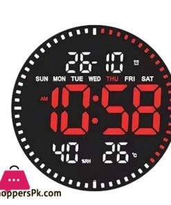 Digital Wall Clock With Remote Control Function