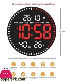 Digital Wall Clock With Remote Control Function