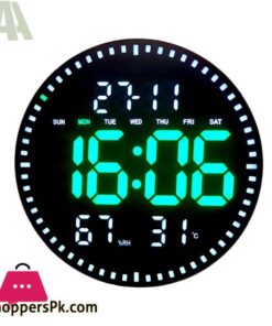 Digital Wall Clock with Remote Control Function