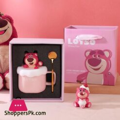 Disney Winnie The Pooh Mug Cute Cartoon Set Cup Ceramic Mug Friend Gift Box