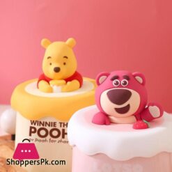 Disney Winnie The Pooh Mug Cute Cartoon Set Cup Ceramic Mug Friend Gift Box