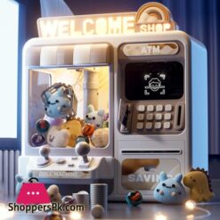 Doll Catcher Atm Claw Machine – 2-In-1 Toy Grabber &Amp; Pretend Play Bank Fun