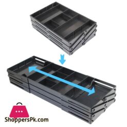 Folding Drawer Organiser Expandable Multi-Layer Organiser Tray Box