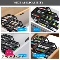 Folding Drawer Organiser Expandable Multi-Layer Organiser Tray Box