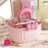 Hair Accessories Storage Box Portable Makeup Organizer for Hair Clips Hair Ties Earrings Bracelets Necklaces