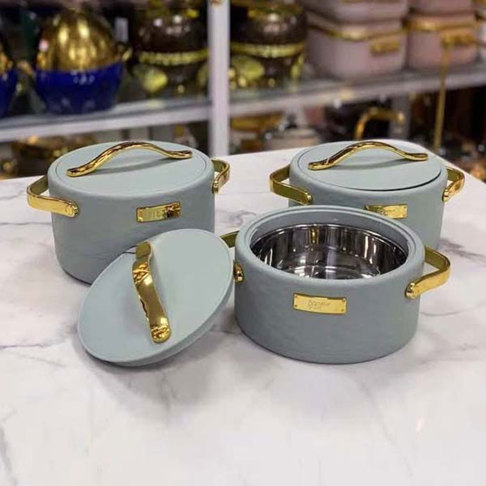 High Quality 3 Pcs Hot Pot Set 1.5L/2L/2.5L