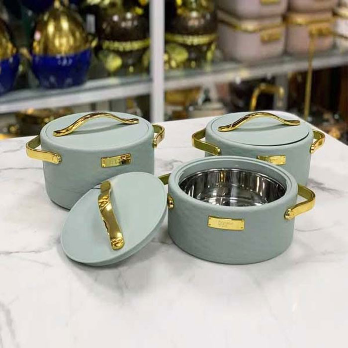 High Quality 3 Pcs Hot Pot Set 1.5L/2L/2.5L