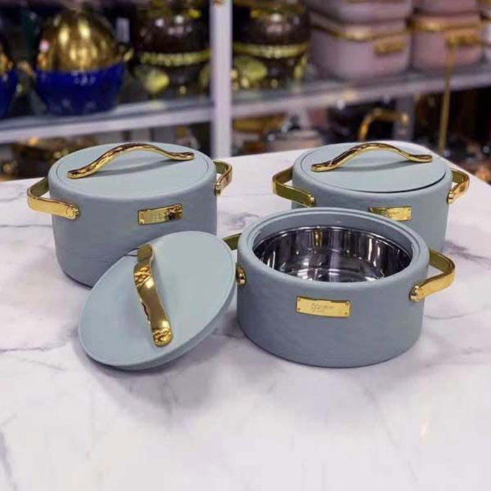 High Quality 3 Pcs Hot Pot Set 1.5L/2L/2.5L