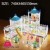 Luxury Diy Dollhouse Castle Playset With Lights, Slide &Amp; Furniture – Multilevel Dream House For Kids 1 Luxury Diy Dollhouse Castle Playset With Lights, Slide &Amp; Furniture – Multilevel Dream House For Kids