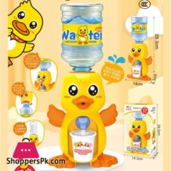 Mini Cute Little Duck Dispenser With Plastic Glass For Kids