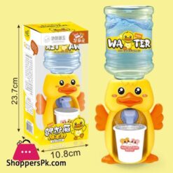 Mini Cute Little Duck Dispenser With Plastic Glass For Kids