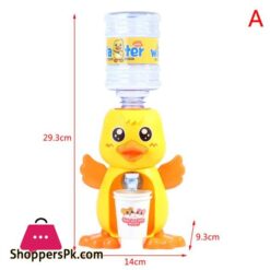 Mini Cute Little Duck Dispenser With Plastic Glass For Kids