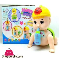 Musical Baby Crawling Toy For Kids With 3D Lights Music Toys For Babies Multicolor