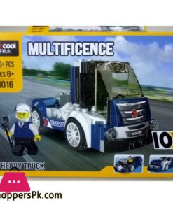 Original BECOOL BRICKS HEAVY TRUCK PULL BACK Bike Legos 216 pcs 10 modelsLegos
