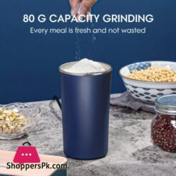 Powerful Electric Coffee Bean Herb Grinder Electric Food Processor Spice Mills Espresso Grinder One Touch Push-Button Control