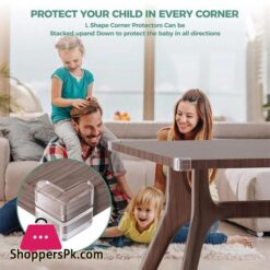 Table Corner Protector Transparent Self Adhesive Anti Collision Furniture Corner Protector Childrens Protective Tools5Pcs