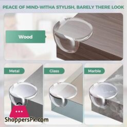 Table Corner Protector Transparent Self Adhesive Anti Collision Furniture Corner Protector Childrens Protective Tools5Pcs