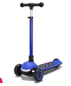A One-Button Collapsible Scooter With Adjustable Height, Soft Handlebars With Lights - Image 3