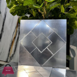 Acrylic Mirror Mosaic Tiles Wall Sticking Size Two Colour Available 30X30Cm