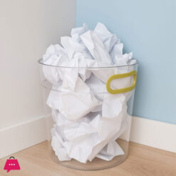 Acrylic Waste Paper Bin 10 inches