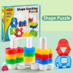 Animal Shape Stacking Puzzle Building Blocks
